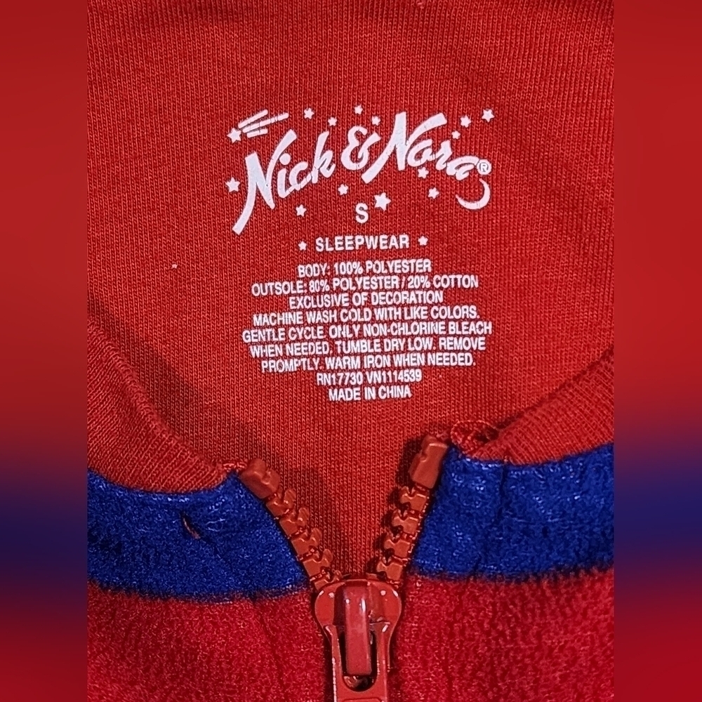 Nick And Nora Sock Monkey Onesie Size Small - Picture 7 of 8